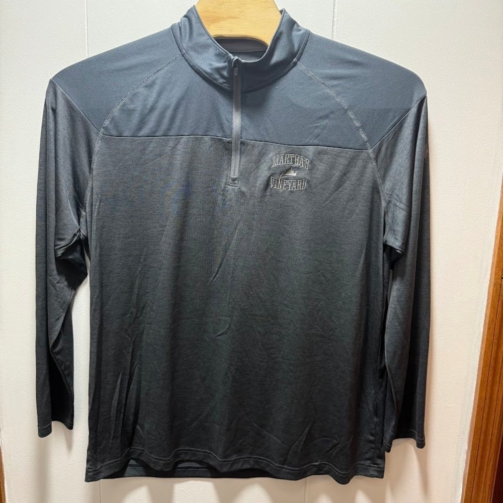 Under‎ Armour HeatGear Martha's Vineyard 1/4 Zip Pullover Mens 2XL Grey Heather